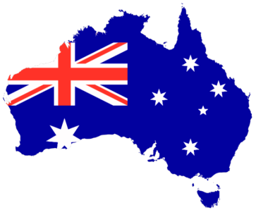 Australia Map and Flag CTS Managed IT Services